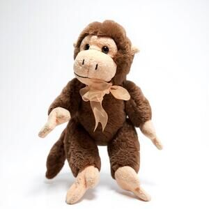 Vintage Y2K Mary Meyer Flip Flops Chimpanzee plush